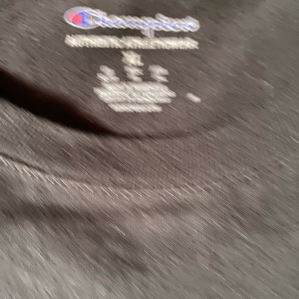 Men’s Champion Tshirt Black size XL very good condition - Picture 5 of 6